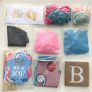 64 delig gender reveal party set - baby shower - gendershower reveal part - boy or girl