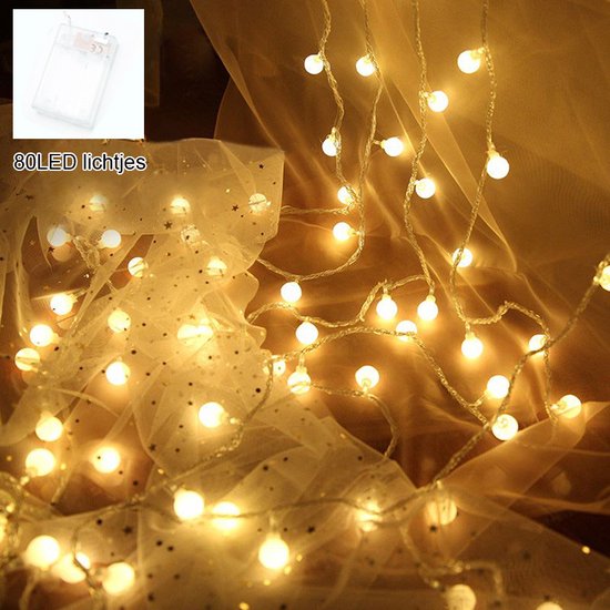 Xtraworks - Sfeervolle Decoratieve Lamp voor Buiten en Binnen - 10m met 80 Lampjes