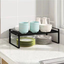 Keukenkast Organizer - Ruimtebesparend en Multifunctioneel-small (33 x 21 x 24 cm)-zwart