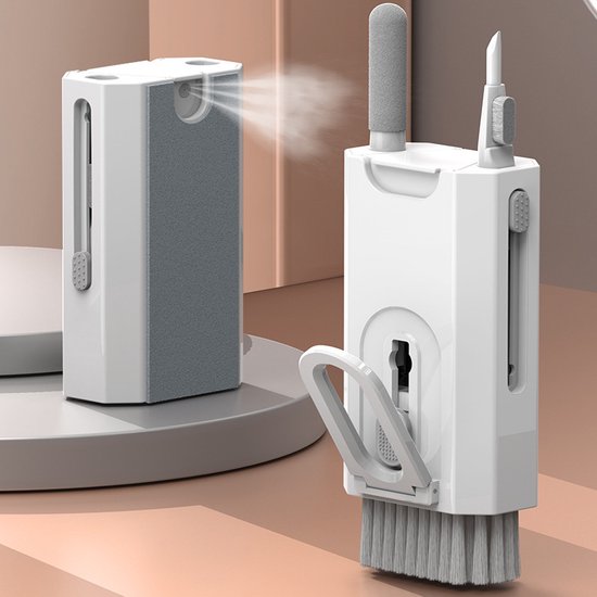 8-in-1 Schoonmaakset voor Laptops, Tablets en Telefoons