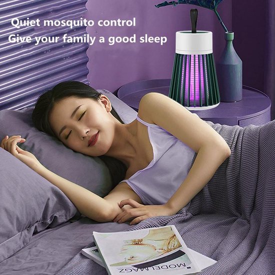 Draagbare UV Muggenlamp - Geruisloos en Groen