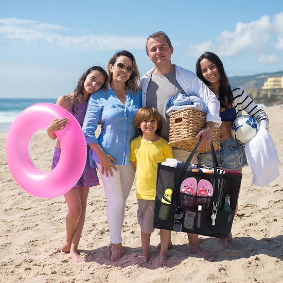 Multifunctionele Opvouwbare Strandtas - Ruime en Duurzame Ta