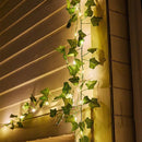 Xtraworks - led lichtstring/lichtsnoer -esdoornblad 10 meter 100 lampjes-wekt op batterij