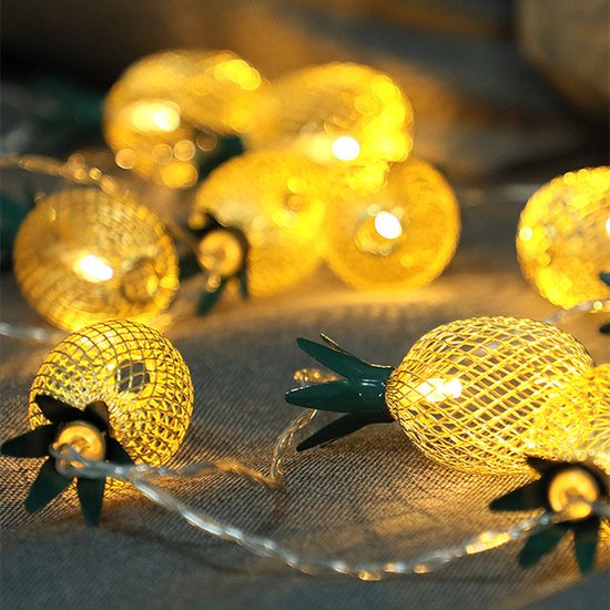 Xtraworks Lichtslinger Ananas 1,5m 10 LED op Batterij