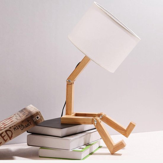 LED bureaulamp met boekenhouder - Scandinavisch design