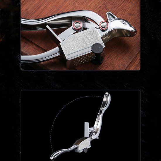 Jumada Eekhoorn Knoflookpers - Zilver RVS