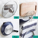 TDR Premium Pannendeksel Houder - RVS Rek voor 2 Deksels