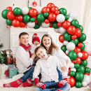 93-delige Ballonnenboog Set Rood en Groen voor Feesten