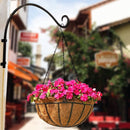 Wandbloempothaak Plantenstandaard 33x16x5cm zwart