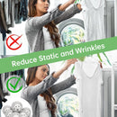 Unikorf 6-delige Wol Drogerballen, Grijs - 40% Sneller, Hypo