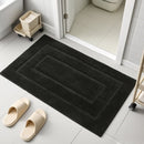 Absorberende Badkamer Vloermat – Verdikt & Antislip – Zwart – 40x60cm – Luxe Deurmat voor Badkamer & Toilet