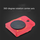 Meubelroller 4 stuks met krik - Max 150kg - Rood