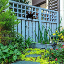 Unikorf 2-delige katten decoratie 22x18 & 22x12 zwart