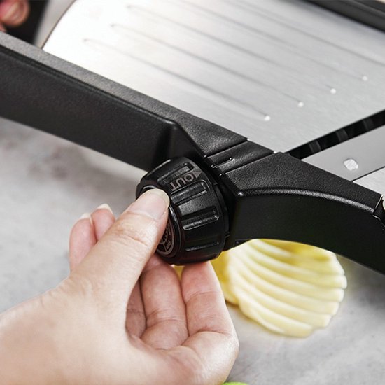 Multifunctionele groentesnijder, roestvrijstalen rasp, groentesnijder + handschoenen + borstel