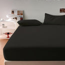 Tweepersoons Matrashoes - Ademend & Antibacterieel - Waterdicht - Bescherm uw matras tegen vloeistoffen & allergieën200*200+30CM -zwart