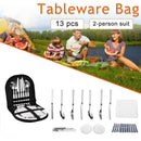 TDR Picknickset voor 2 - Camping Servies met Borden en Beste