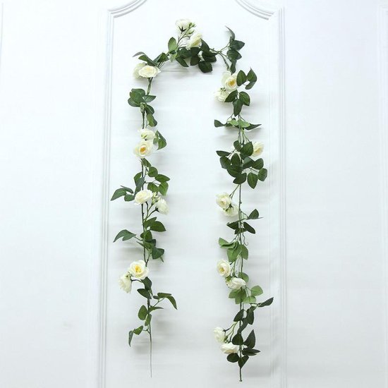 Rozen Slinger 2 Stuks - Kunstbloemen Balkon Decoratie 145cm