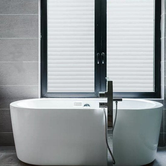 Zelfklevende Glasfolie - Jaloezie Design 90x200cm