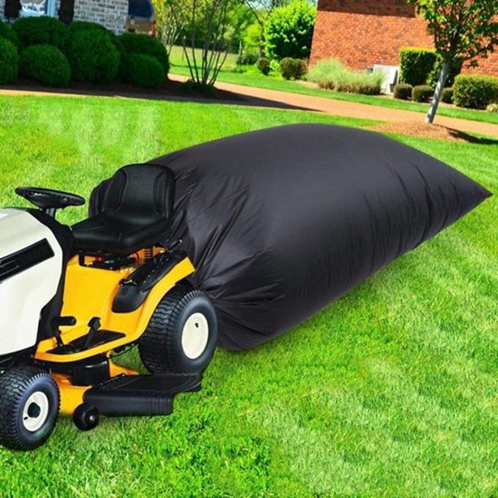 TDR - Gazontractor Bladzak, Tuinafvalzakken Waterdichte Grote Afvalzakken Gazonopruimzak- zwart 244 * 142cm