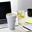 Draagbare opvouwbare siliconen koffiebeker opvouwbare waterb