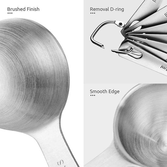 Unikorf 9-delige RVS maatlepels - diverse maten