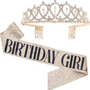 Verjaardag Sjerp en Tiara - Met text "Birthday  Girl "  goud
