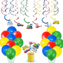 45-delig verjaardagset Vervoer - Feestversiering