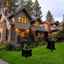 Unikorf 2-delige IJzeren Kattenspion Tuindecoratie Zwart