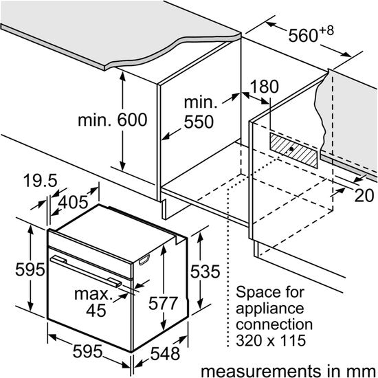 Bosch HMG636BS1 - Serie 8 - Inbouwoven