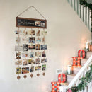 Houten Wanddecoratie met Fotohouders -Veelzijdig Design 38*82cm