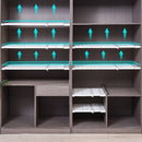 Verstelbaar legplank voor kasten - Uitschuifbaar van 71 tot