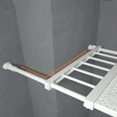 Verstelbaar opbergrek met uitschuifbare separator, kledingka