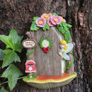 4-delige lichtgevende feeënhuisjes boomhanger set