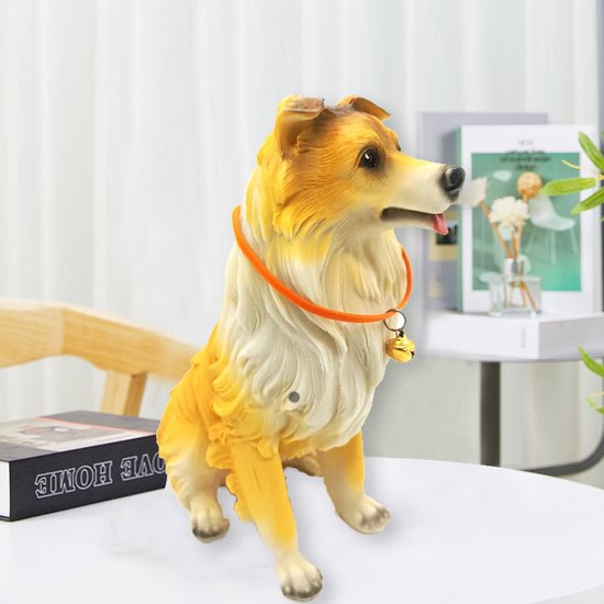 Betoverende Sheltie Harsdecoratie - Een Charmante Toevoeging aan je Interieur-9x13.5x18.5cm