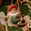 Hangende tuinkabouter - Oude man in hangmat - Tuindecoratie