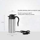 750 ml RVS auto waterkoker - 12V sigarettenaansteker