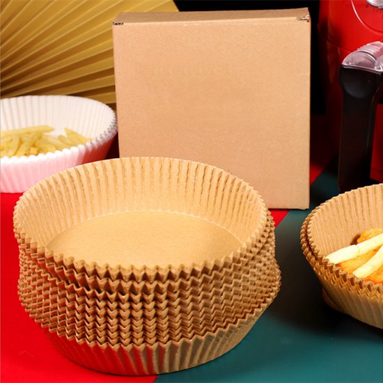 TDR- 200 stuks Wegwerpbakjes |Hetelucht oven Bakpapier | Accesoires