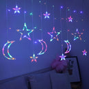 Sterrenhemel - Lichtketting met maan en sterren versiering -