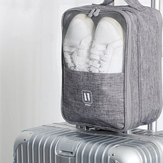 TDR - schoenen opbergtas - multifunctionele - draagbare opslag - schoenentas - grijs