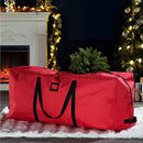 Duurzame Opbergzak - Perfect voor Kerstboom, Kleding en Dekens - Extra Stevig en Waterbestendig - Met Handgrepen voor Gemakkelijk Dragen - 162 x 36 x 74,5 cm - Stijlvol Rood