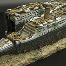 Scheepswrak Ornament - Aquarium Decoratie - 38,5 cm - Hars - Titanic Stijl