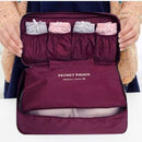 TDR-Multifunctionele lingerie/ondergoed tas - make-up tasje-toilettas- Bordeauxrood