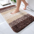 Luxe Zachte Badkamermat met Antislipontwerp en Stijlvolle Elegantie - Ultiem Comfort en Stijl in Zachtheid en Absorptie- bruin 51*76cm
