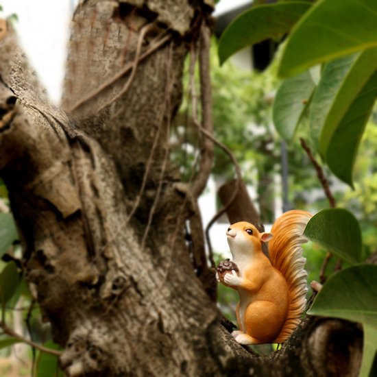 Unikorf Eekhoorn Tuindecoratiehanger 7x15x17cm