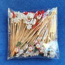 Kerst Cocktailprikkers 100 stuks – Cupcake & Fruit Prikkers