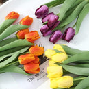 10stuks Prachtige kunst tulp-Realistische Uitstraling - Duurzaam en Onderhoudsvriendelijk- geel – afbeelding 12