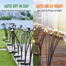 Verlicht Je Tuin met Stijl-LED-tuinlamp op zonne energie vuurvlieg 10 lichts-warm licht-74 cm Hoog