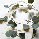 led lichtstring/lichtsnoer eucalyptusbladeren wijnstok licht 2 meter 20 lampjes