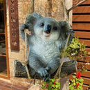 Schattige Koala Hars Hanger - Australisch Accent 21x12x23cm