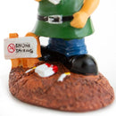 Unikorf Tuinkabouter: Verboden rooksymbool 8.5x7.2x14CM